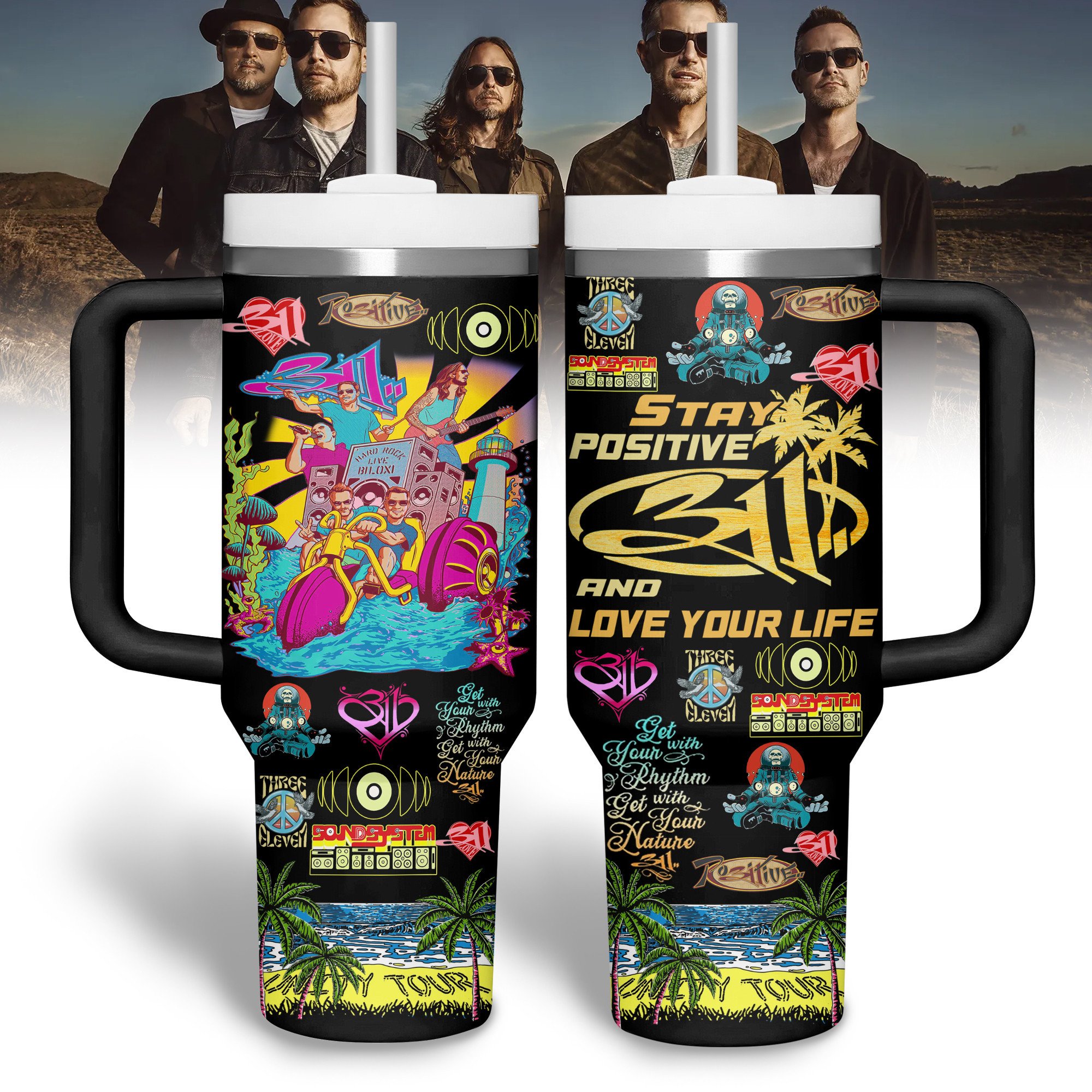 311B Music Custom Stanley Cup 40 oz Tumbler With Handle