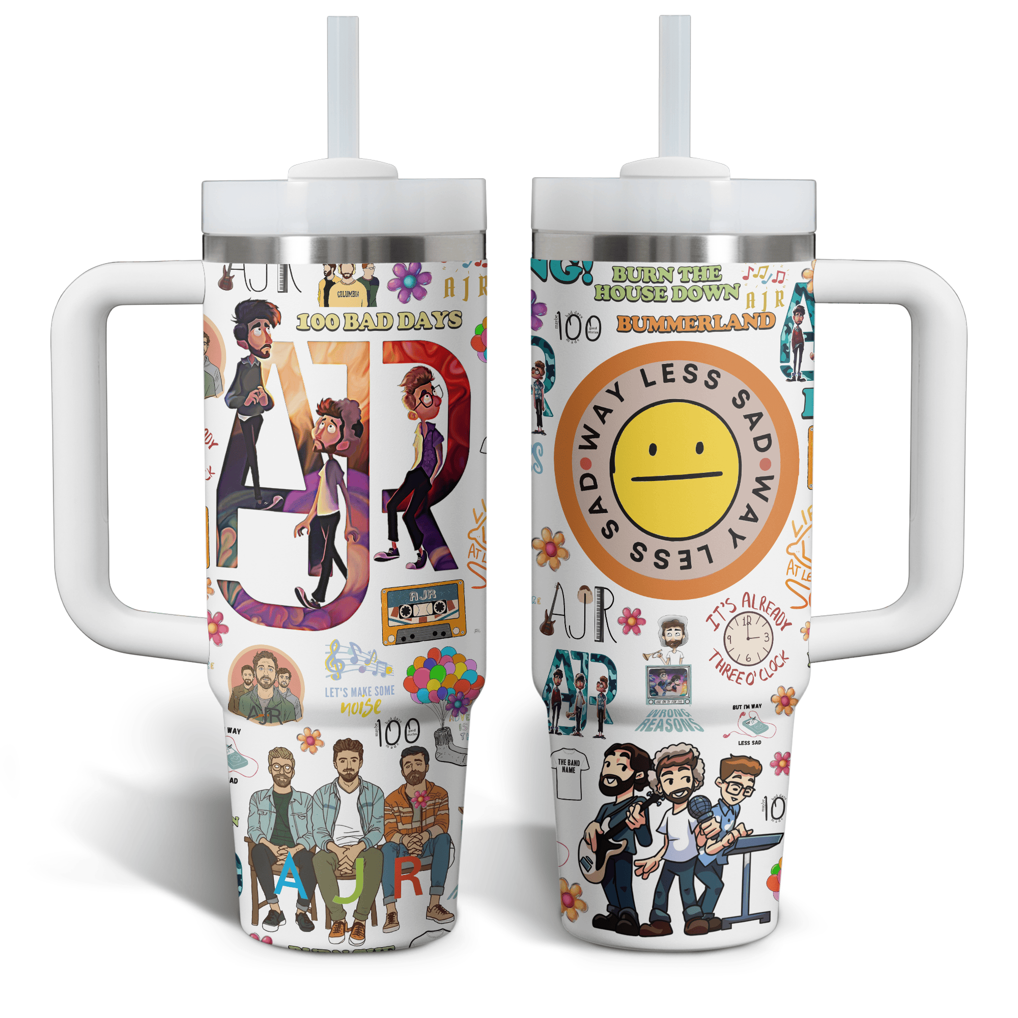 AJR Music Custom Stanley Cup 40 oz Tumbler With Handle