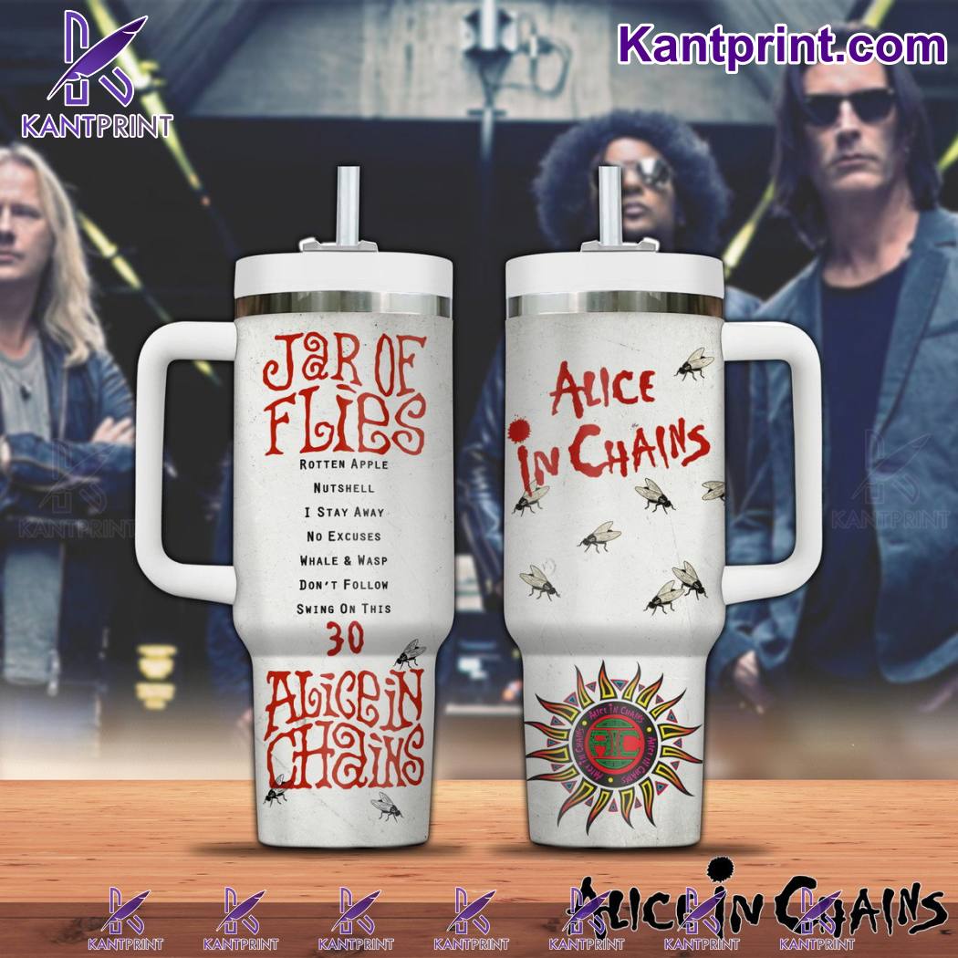 Alice In Chains Jar Of Flies Music Custom Stanley Cup 40 oz Tumbler With Handle
