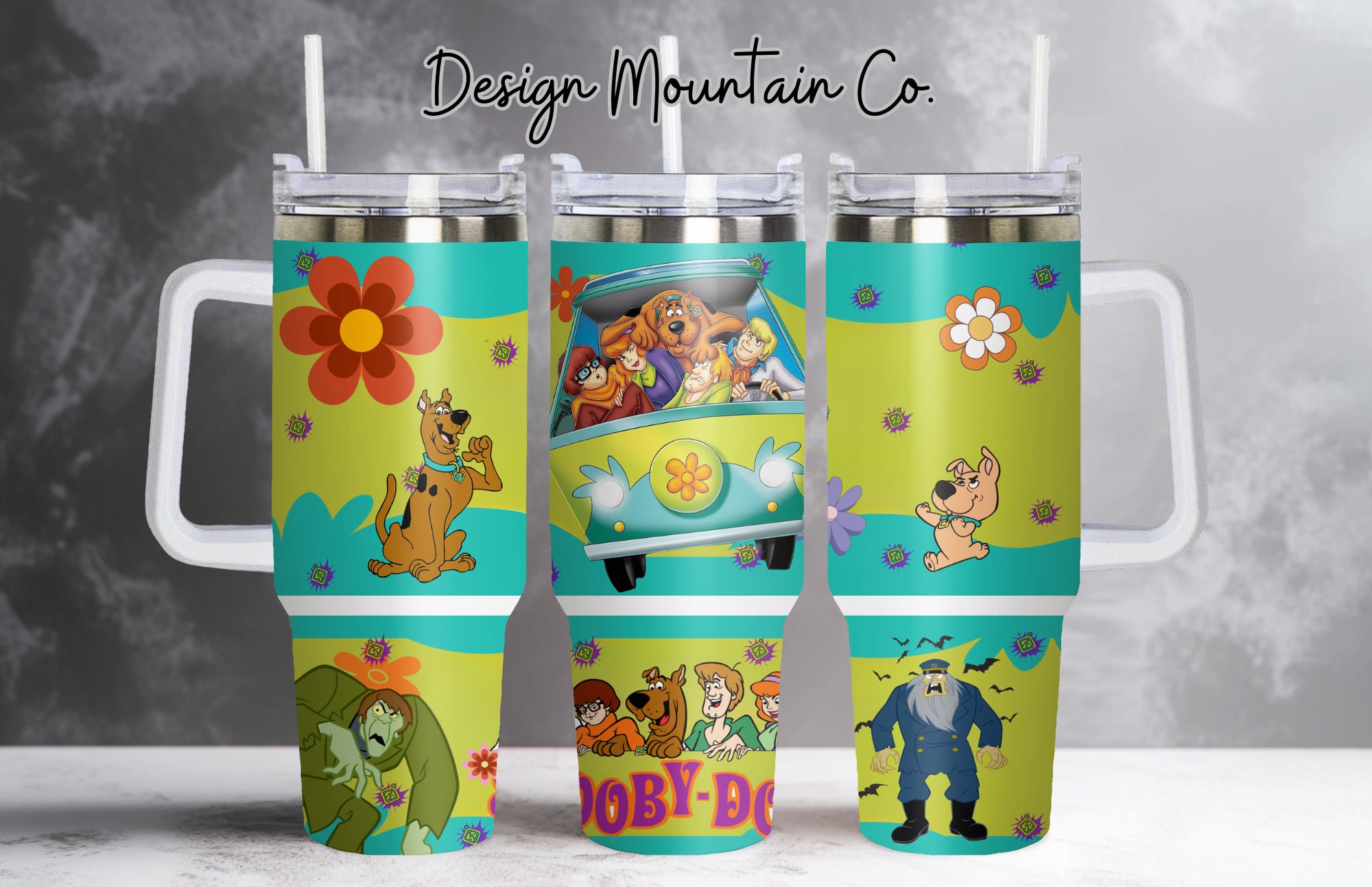 A Goofy Movie Disney Cartoon Custom Stanley Quencher 40oz Stainless Steel Tumbler With Handle