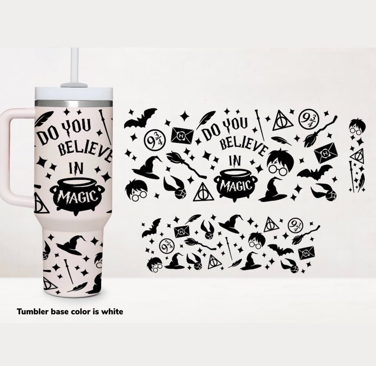Do You Believe Harry Potter Movies Custom Stanley Quencher 40oz Stainless Steel Tumbler With Handle