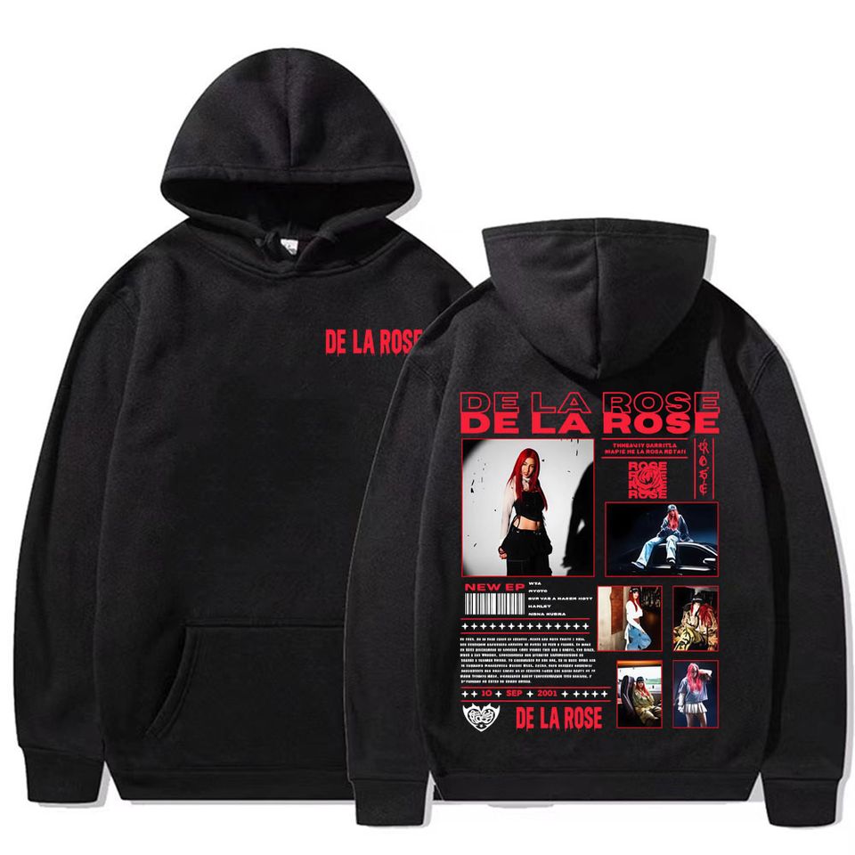 Singer Dela Rose Album 2025 Tour Graphic Hoodies