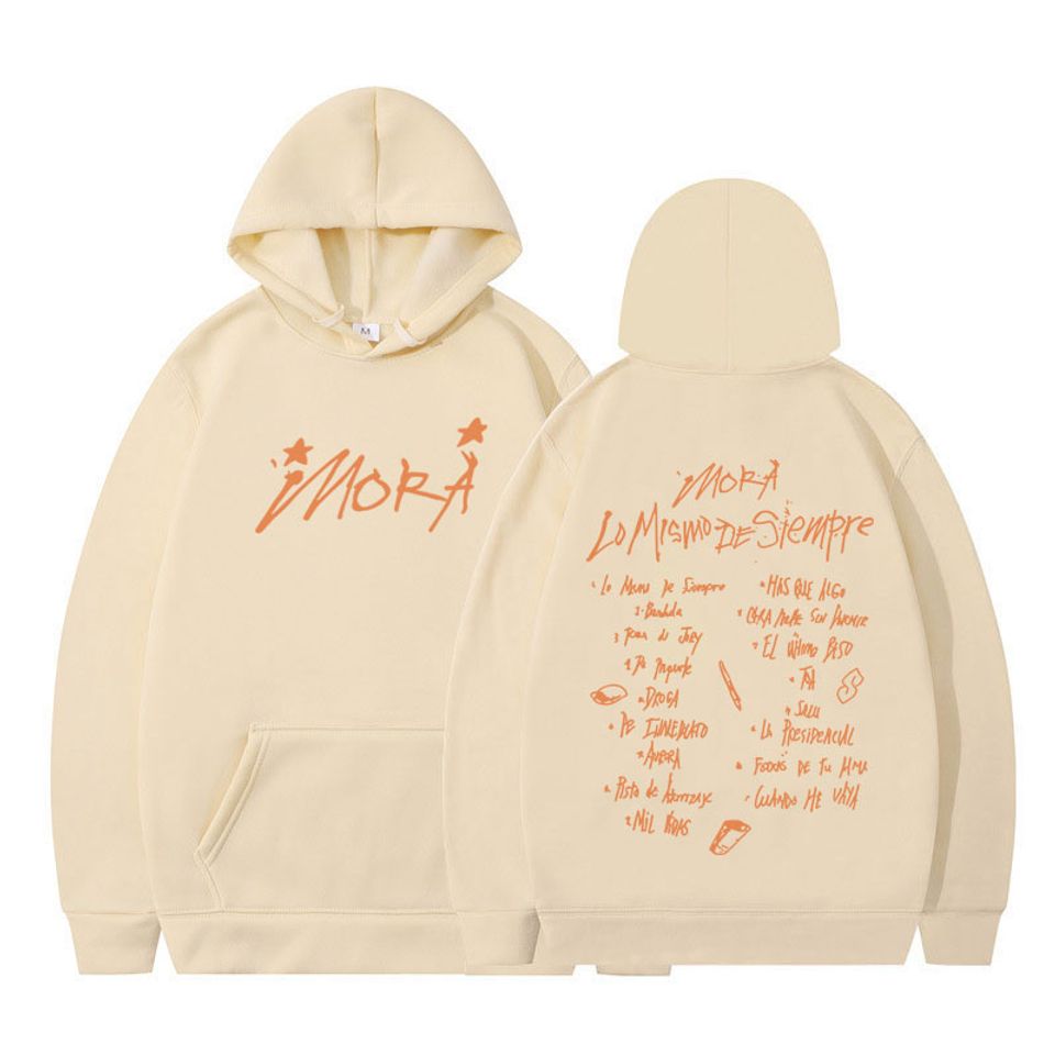 Singer Mora 2025 Graphics Letters Vintage Graphic Hoodie