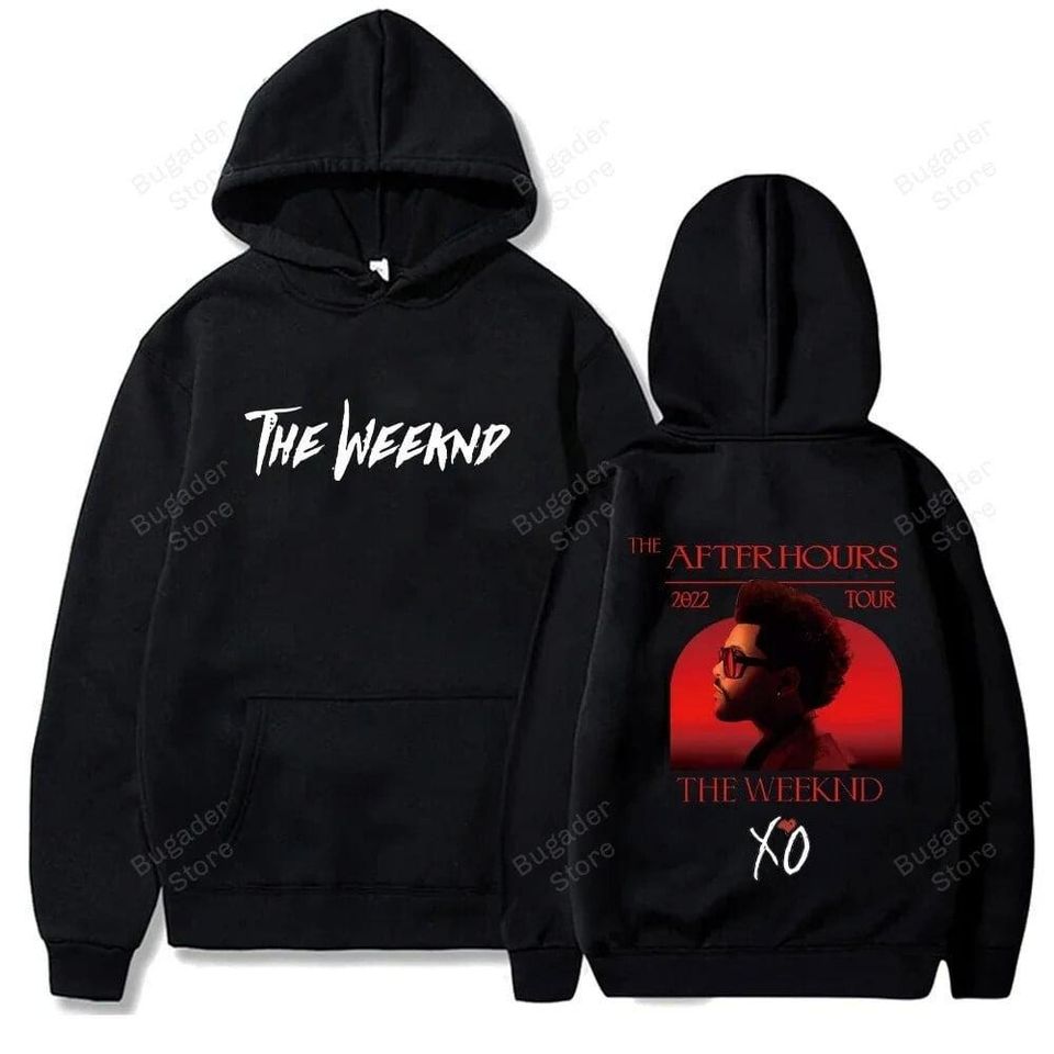 Weeknds After Hours Tour Hoodie - Bold Red Artwork