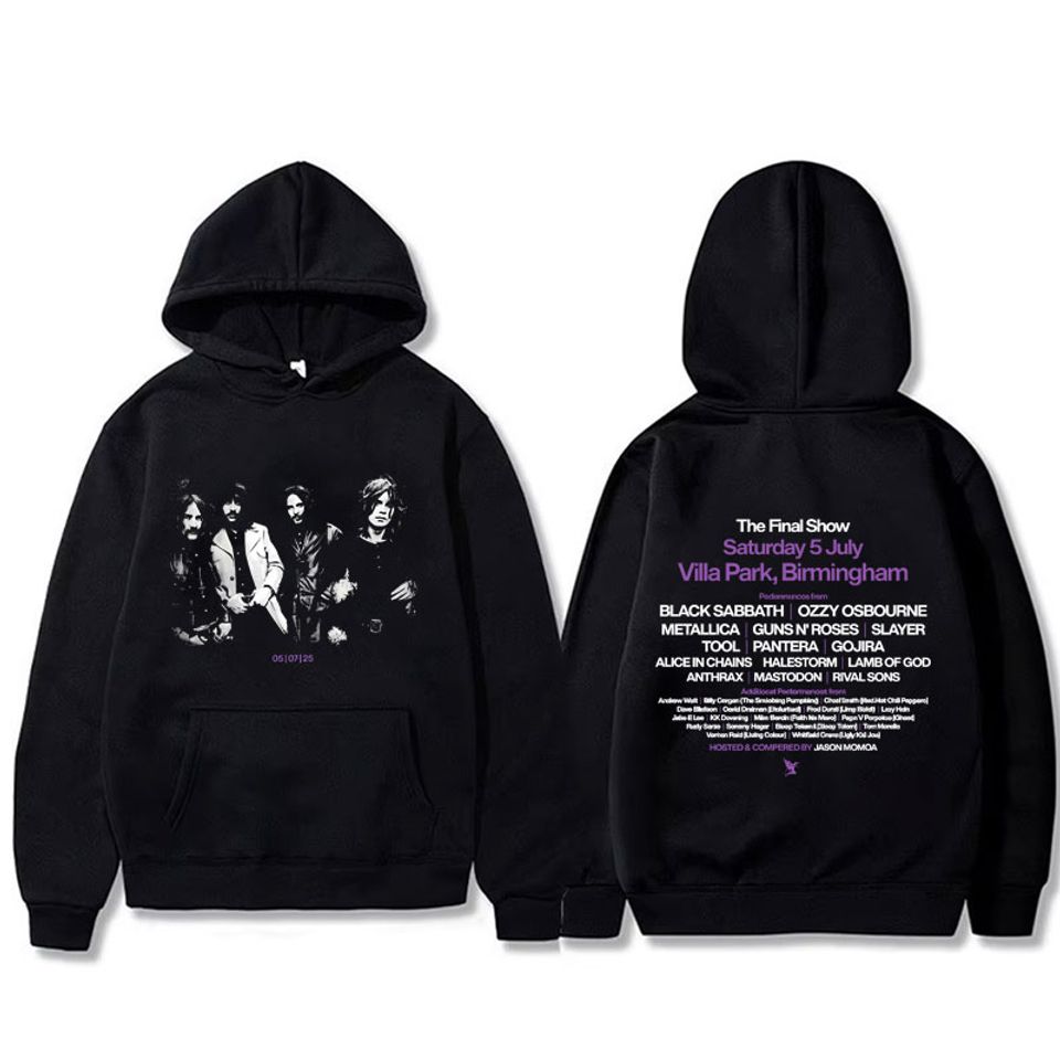 Black Sabbath Band Ozzy Osbourne Back To The Beginning Hoodie