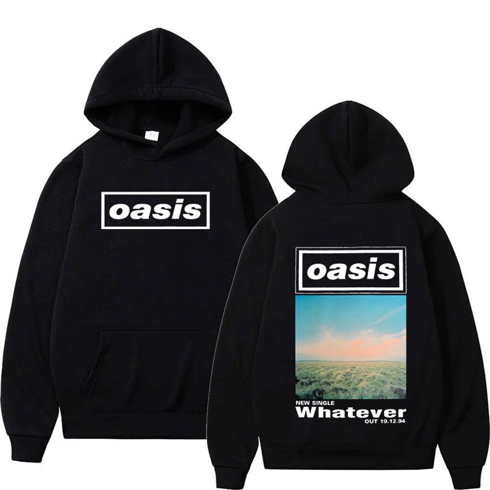 British Band O-Oasis Whatever Tour Album Hoodies