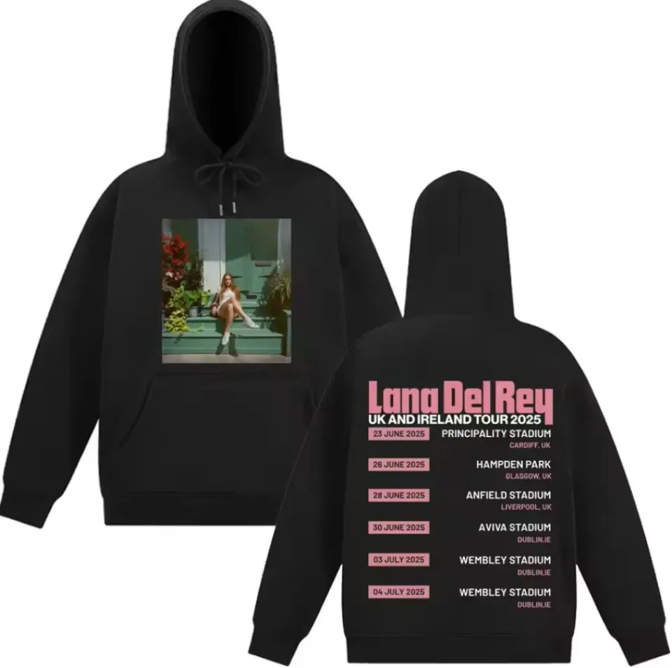 Lana Del Rey Uk And Ireland Tour 2025 Unisex Hoodie