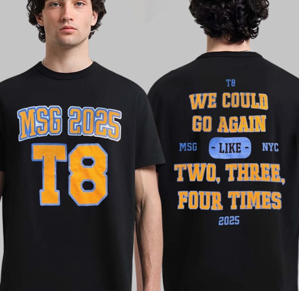 Tate Mcrae Madison Square Garden 2025 New York City T Shirt