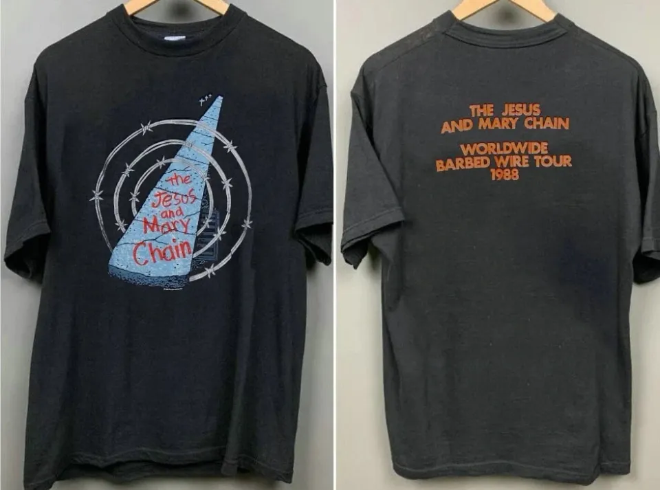Vintage 1988 The Jesus And Mary Chain Band Tour T-Shirt