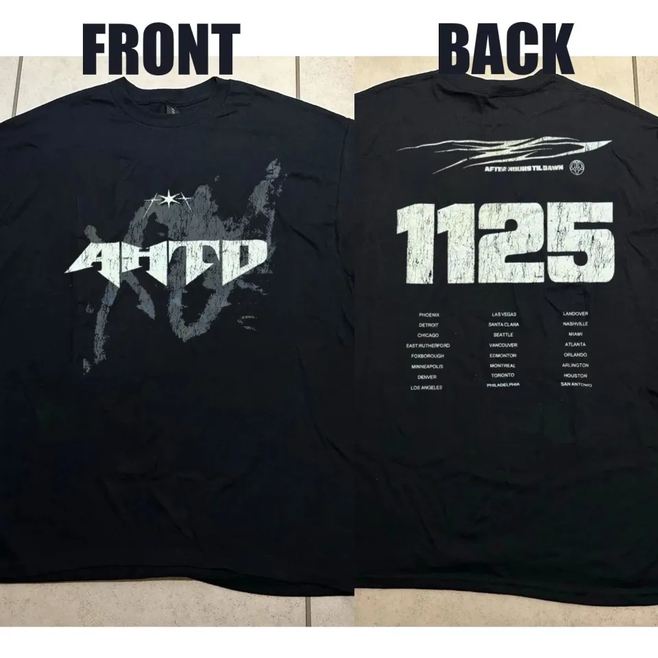 Weeknds After Hours Til Dawn Tour Merch T-Shirt