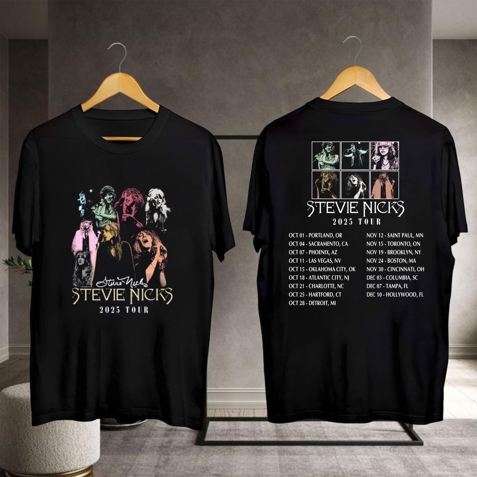 Stevie Nicks Shirt, Stevie Nicks Fan Shirt, 2025 Live In Concert Stevie Nicks