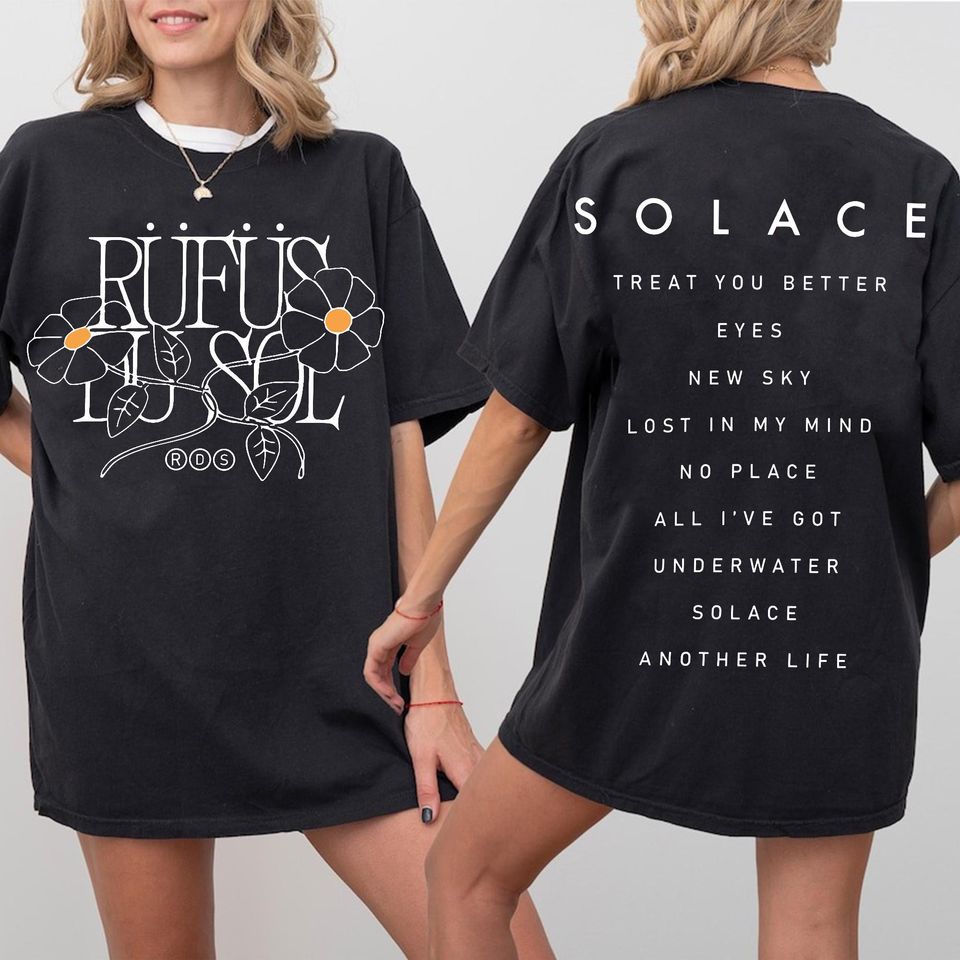 Rufus Du Sol Solace Album Tour 2025 Shirt Edm Concert Fan Shirt