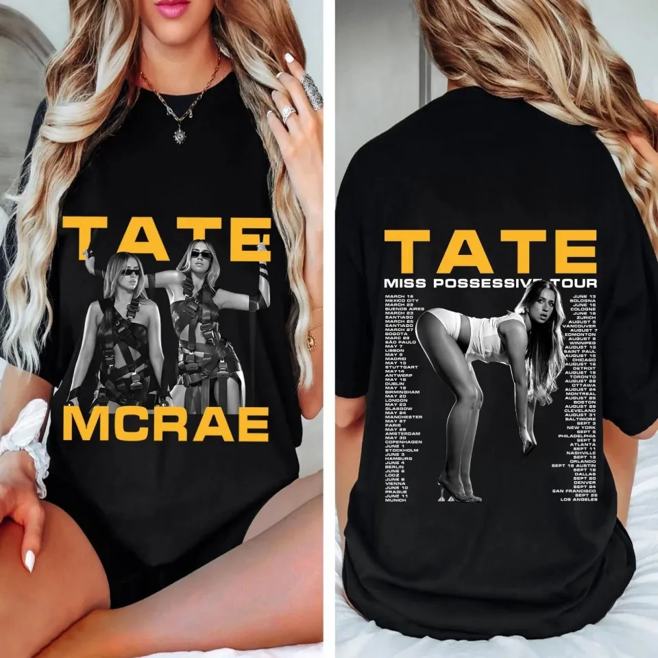 Tate Mcrae Album Tate Mcrae Miss Possessive Tour 2025 Shirt, Tate Mcrae Fan Gift