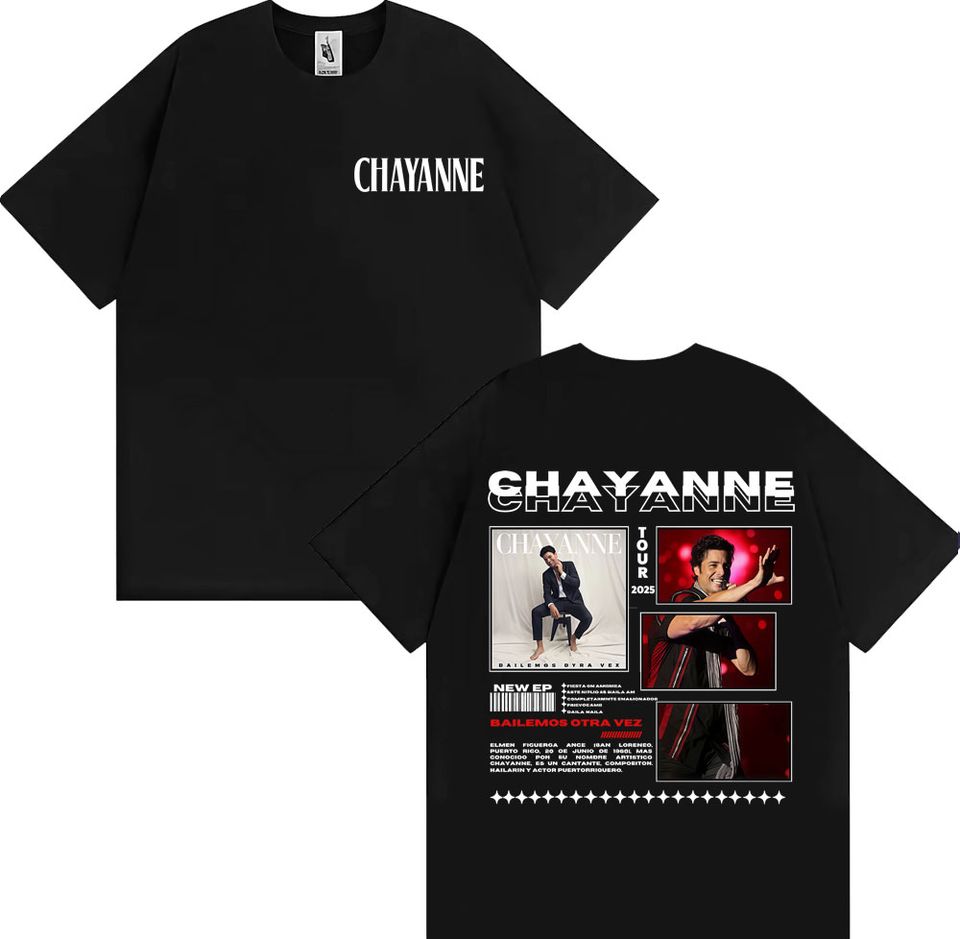 Chayanne Bailamos Otra Vez Tour 2025 Shirt Latin Pop Concert Shirt