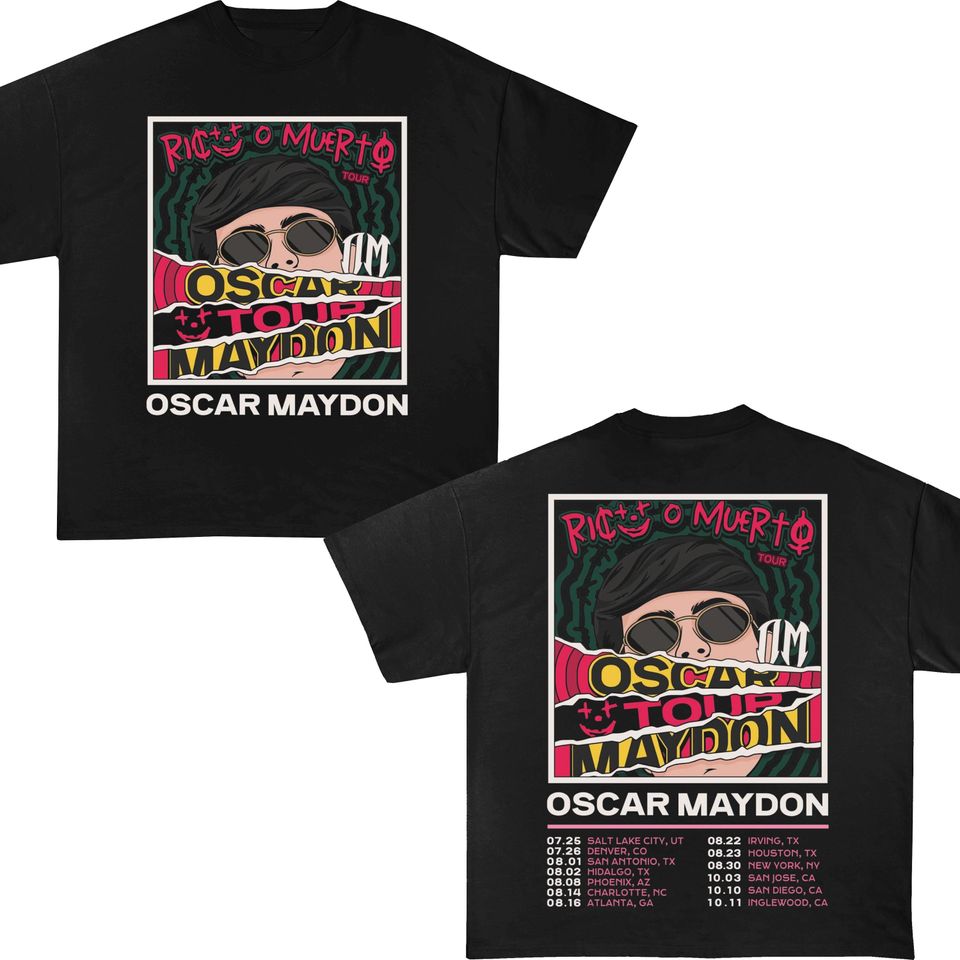 Oscar Maydon Tour T-Shirt, Oscar Maydon Merch