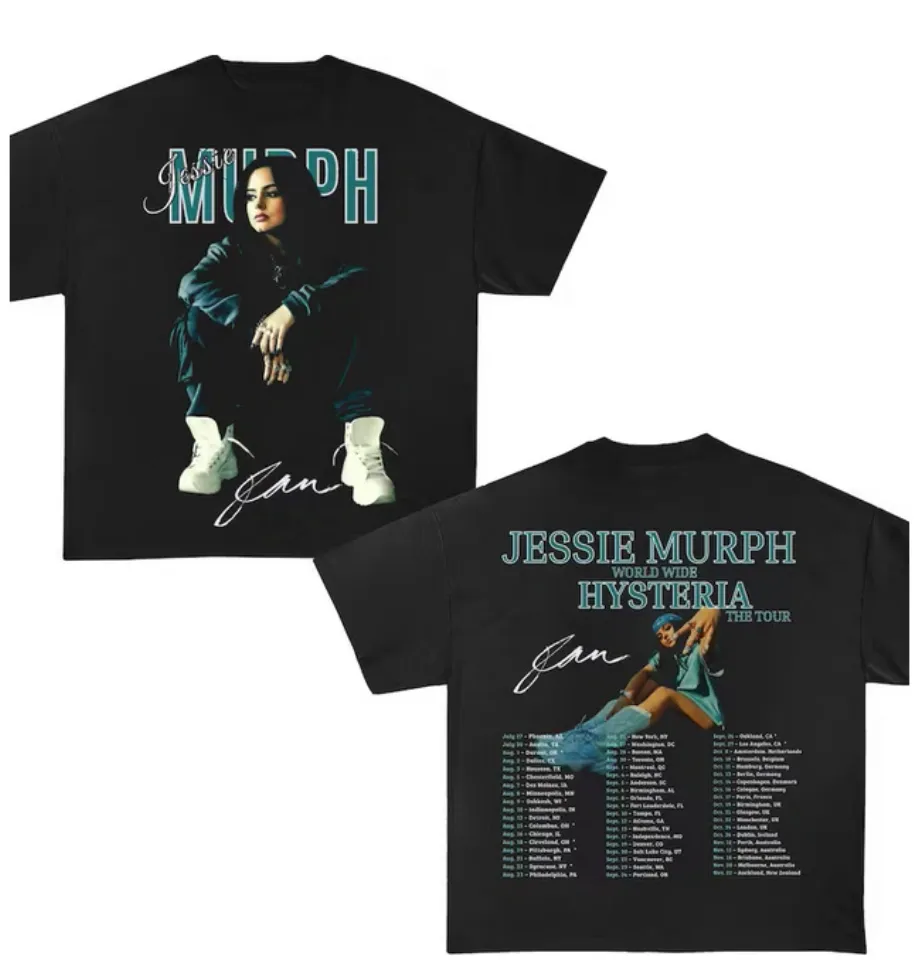 Jessie Murph Tour T-Shirt, 2025 Tour Music Sad Girl Concert Shirt