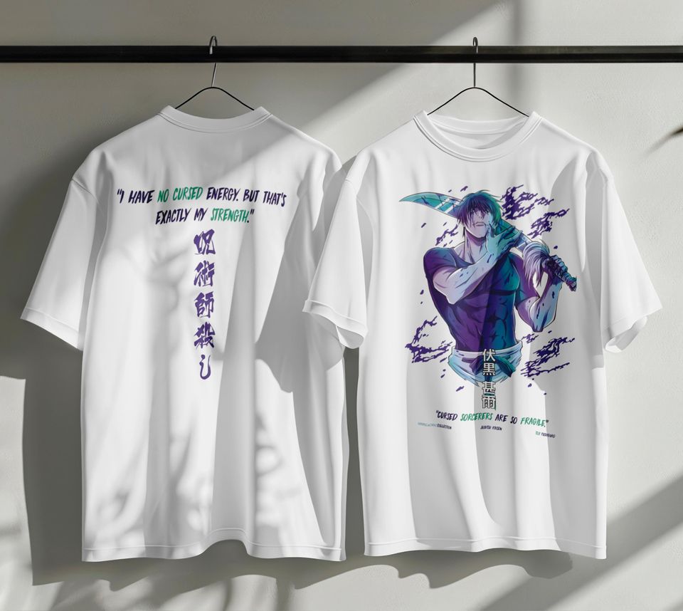 Toji Fushiguro Jujutsu Kaisen Shirt Anime Vintage Fan Merch Shirt
