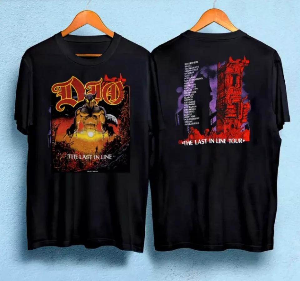 Dio Last In Line Tour Shirt Black