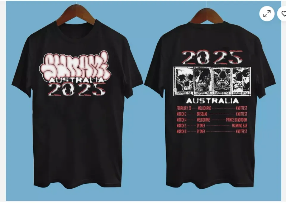 Sunami Tour 2025 Gift For Fan 2-Sides T-Shirt