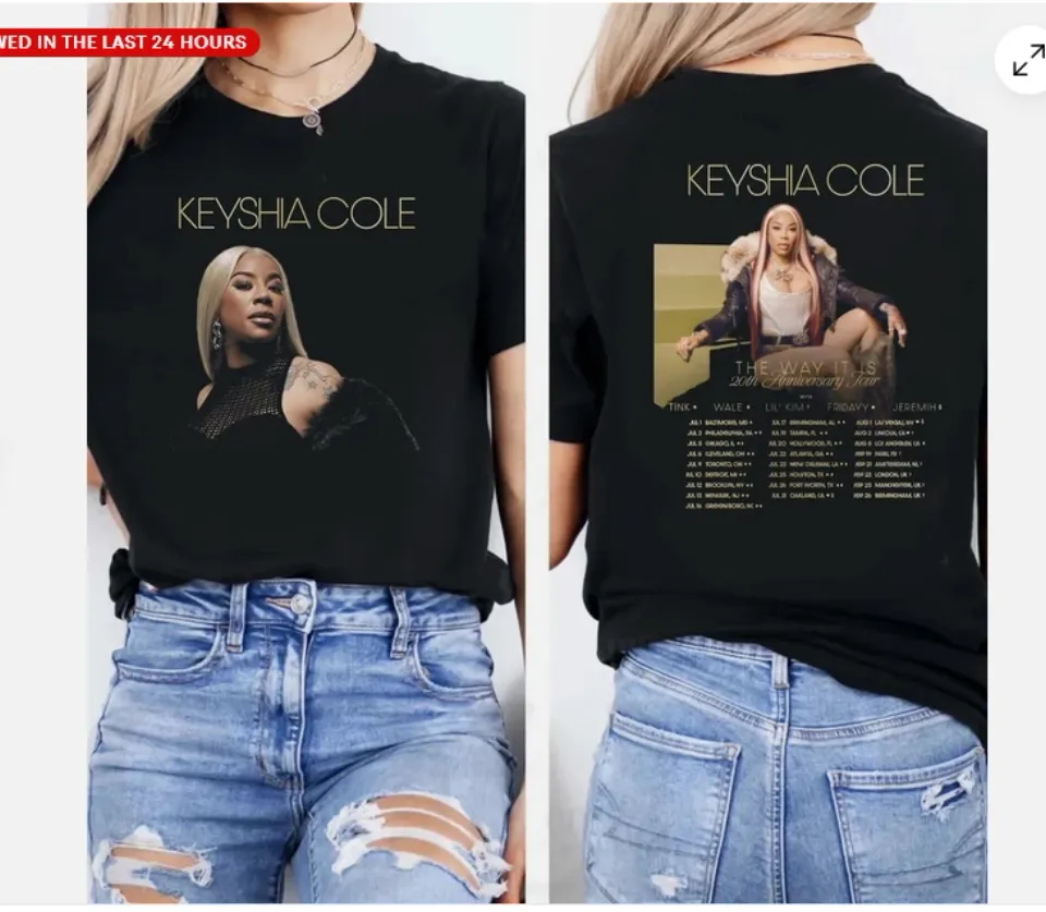 Tour 2025 Keyshia Cole Shirt, Keyshia Cole Fan Gift