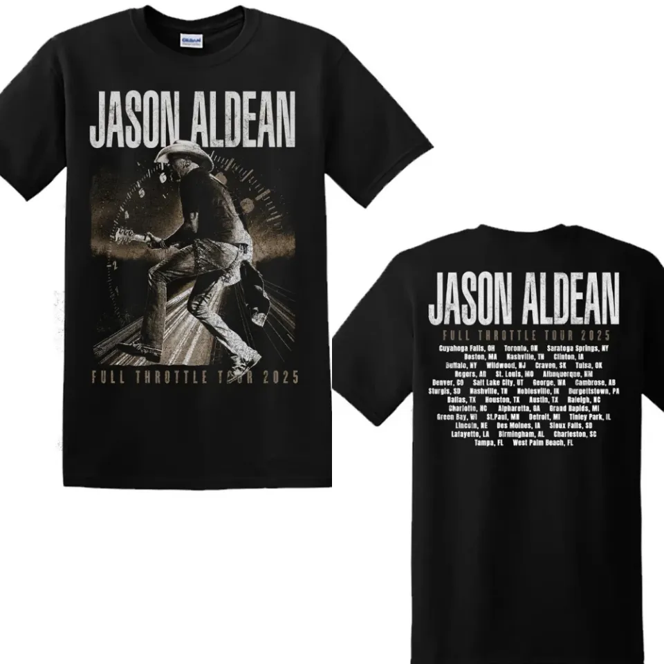 Jason Aldean Full Throttle Tour 2025 T-Shirt, Country Music Concert Shirt