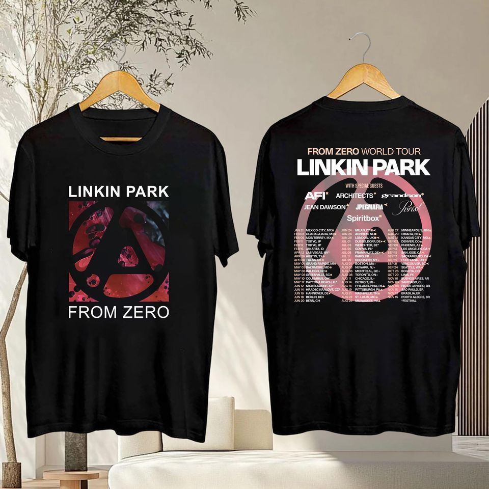 Linkin Park From Zero Tour 2025 Shirt Rock Band Concert Merch Shirt