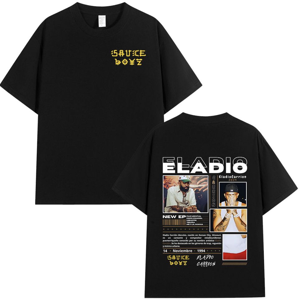 Eladio Carrion Sauce Boyz Album Graphic T-Shirts