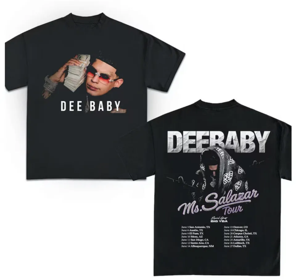 Deebaby 2025 Tour T-Shirt Double Sided T-Shirt