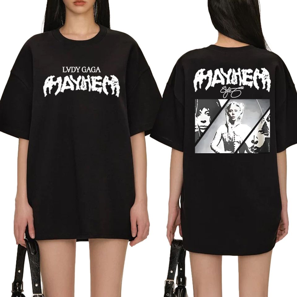 Lady Gaga Mayhem Album Tour 2025 Shirt Pop Concert Merch Shirt