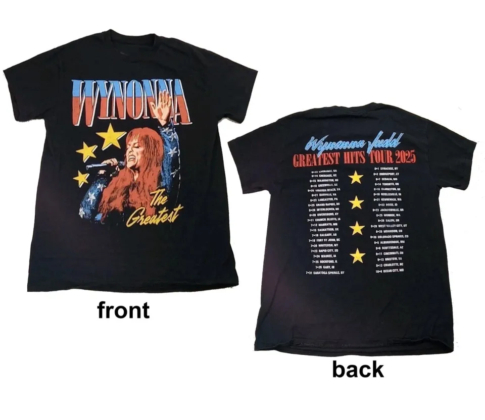 Wynonna Judd 2025 Greatest Hits Tour T-Shirt