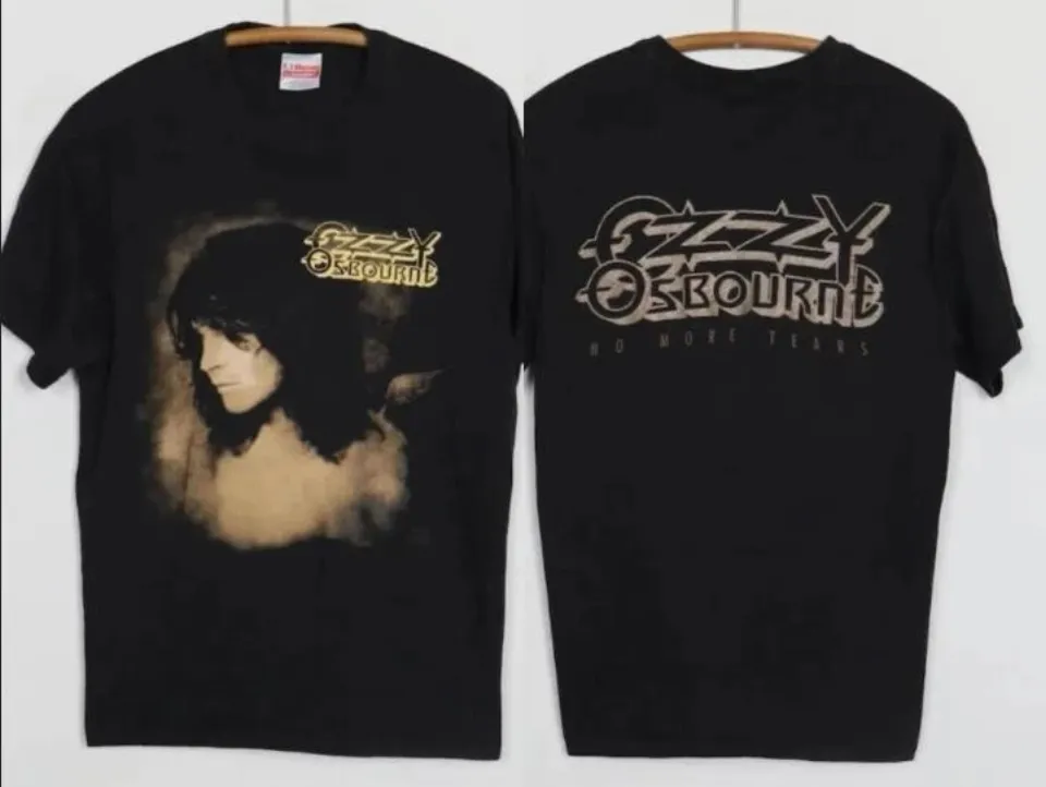 Vintage 1991 Ozzy Osbourne No More Tears 2 Side Shirt, Rock Legend Music Shirt