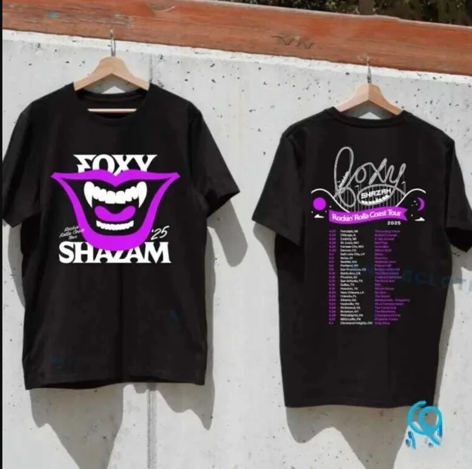 Foxy Shazam Rockin Rolla Coast Tour 2025 T-Shirt
