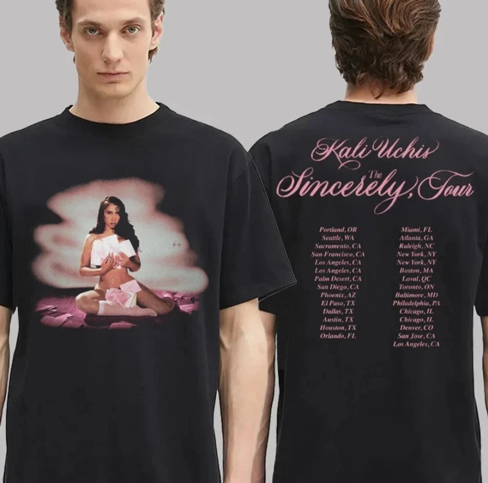 Kali Uchis The Sincerely Tour 2025 Date T-Shirt