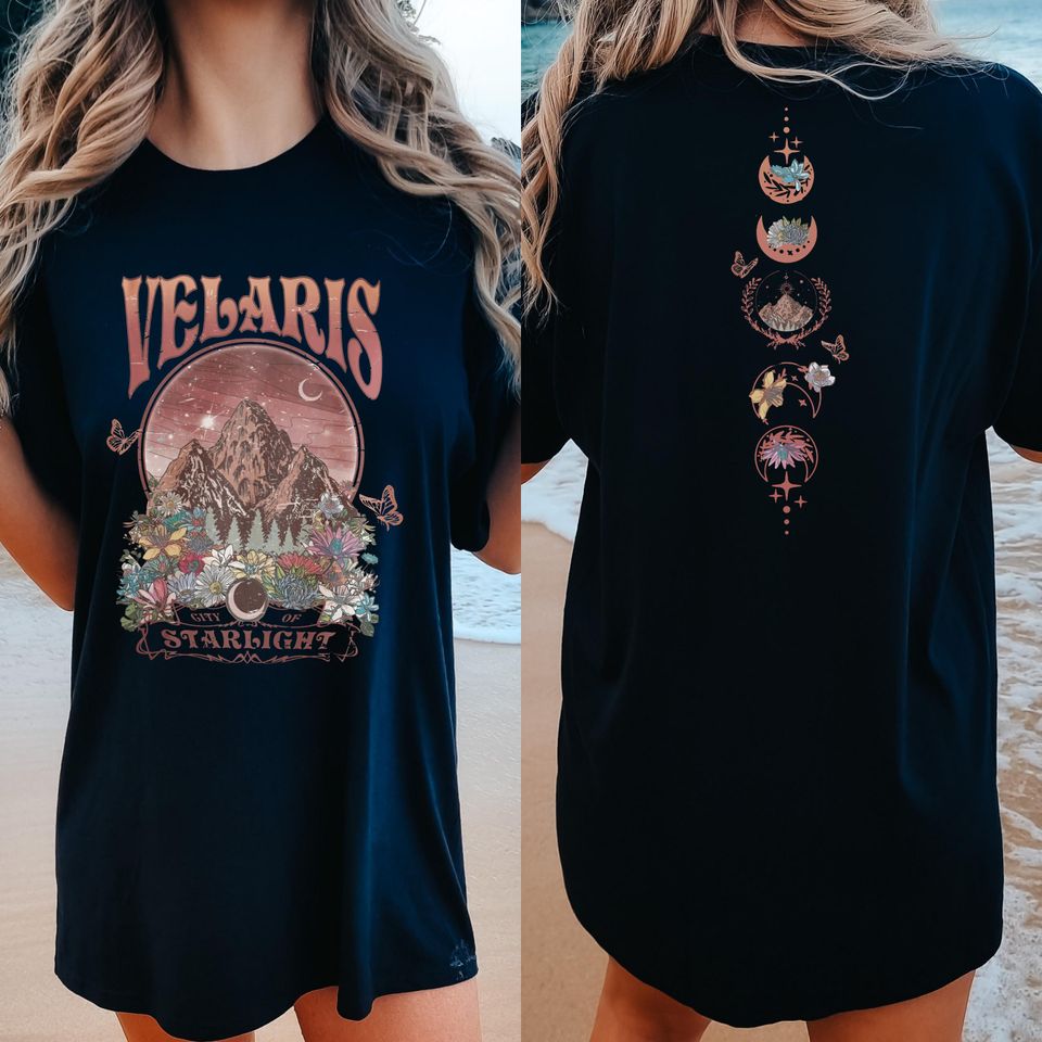 Velaris City Of Starlight Acotar Two-Sided Shirt, The Night Court Shirt