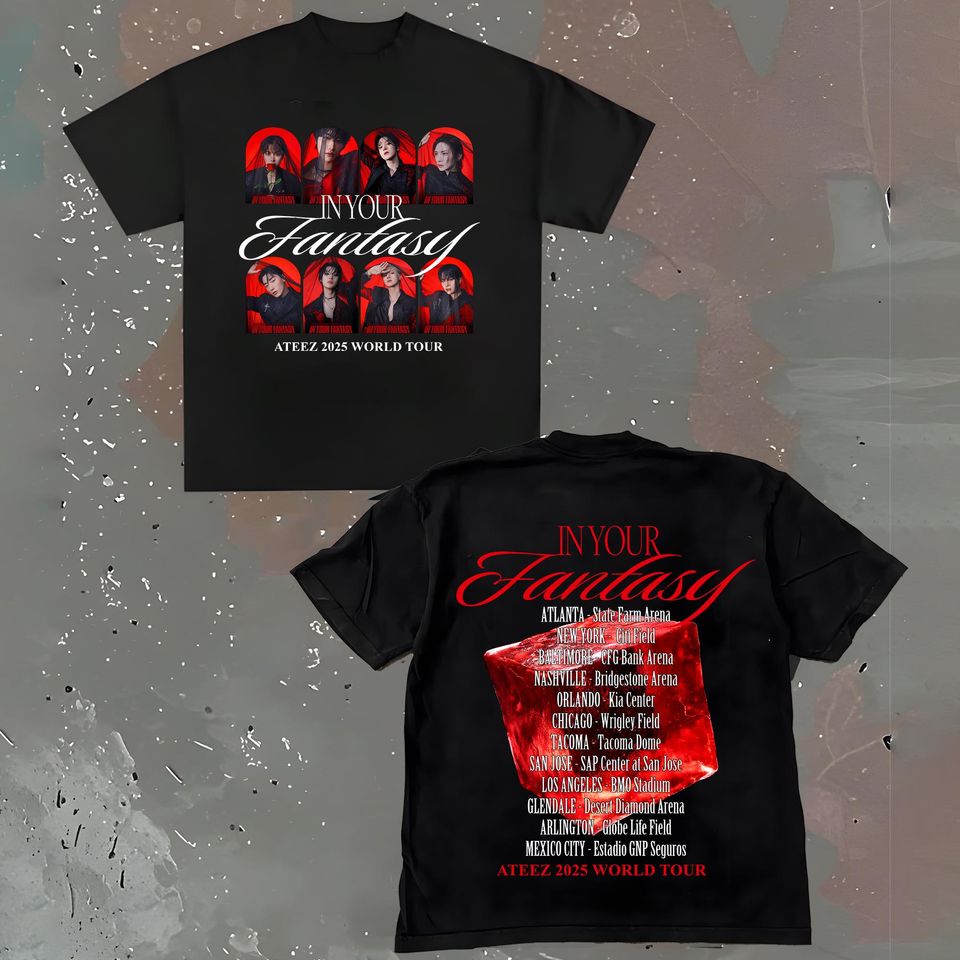 Ashirtz World Tour 2025 Fantasy Shirt Kpop Concert Golden Hour Shirt