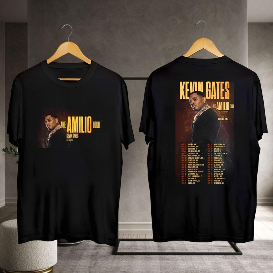 Kg Amilio Tour 2025 Shirt Concert Fan Merch Graphic Oversized Shirt