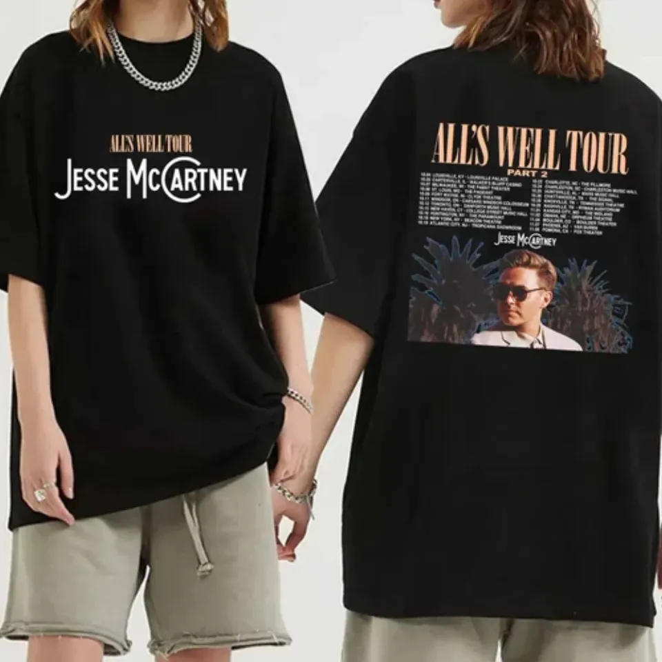 Jesse Mccartney - All'S Well Tour 2024 Pt2 T-Shirt, Jesse Mccartney Fan Shirt