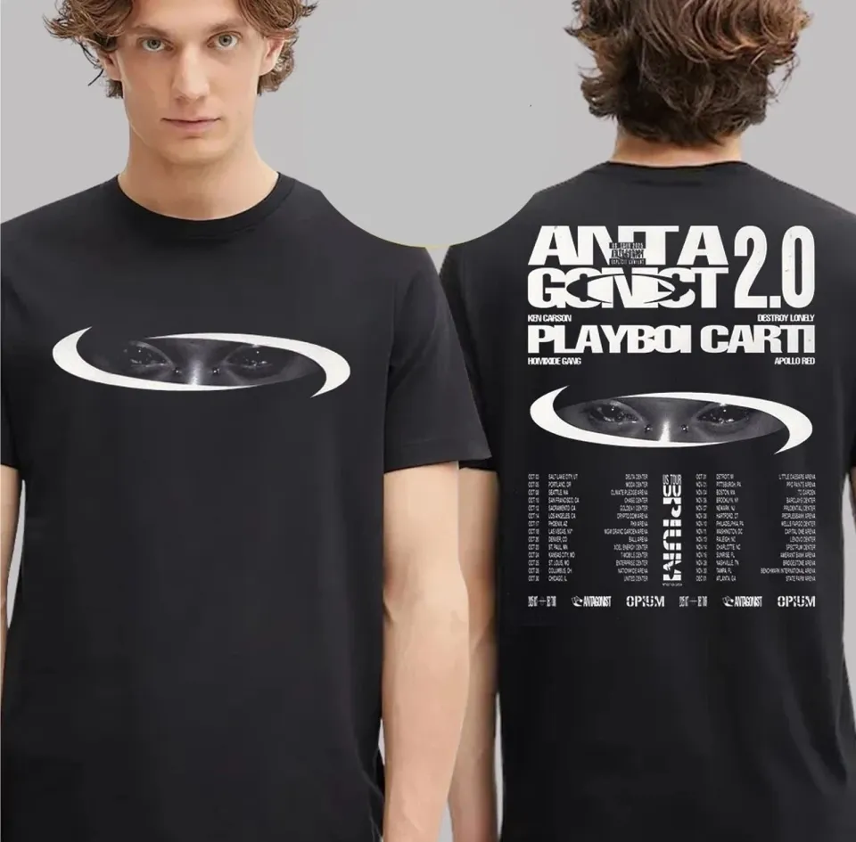 Antagonist 20 Playboi Carti Us Tour 2025 T-Shirt