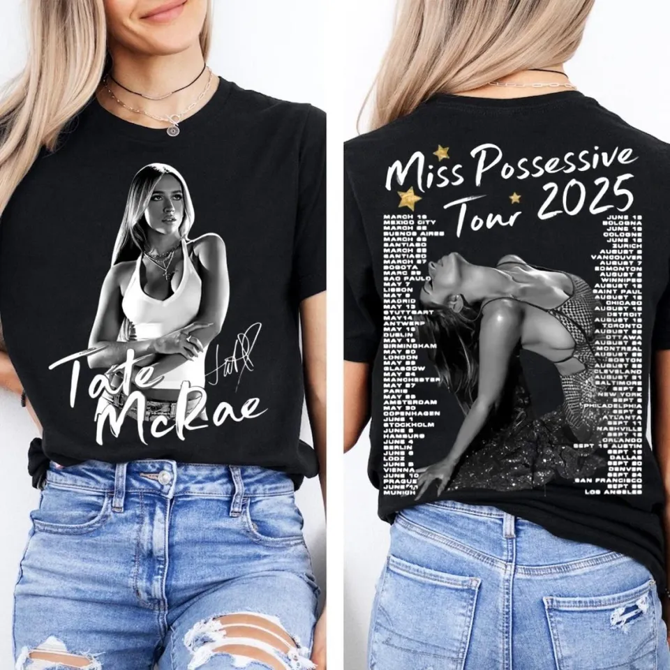 Tate Mcrae Miss Possessive Tour 2025 Shirt, F17 Family Fan Shirt, Gift For Fans