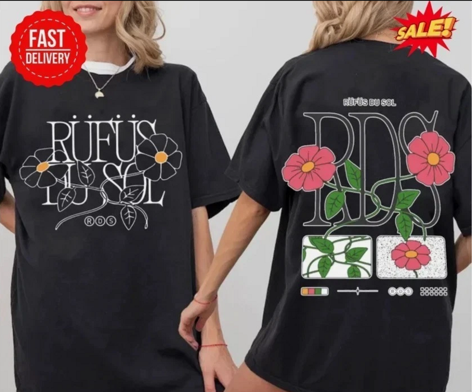 Rufus Du Sol Tour 2025 Shirt, Inhale Exhale World Tour Graphic T-Shirt