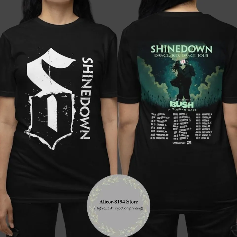 Shine Down American Tour 2025 Double Sided T-Shirt