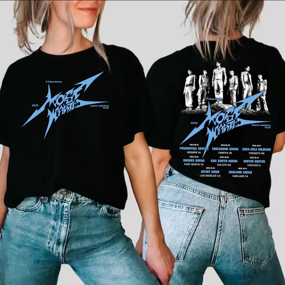 P1Harmony Live Tour 2025 P1Ustage H Most Wanted Album Shirt Merch
