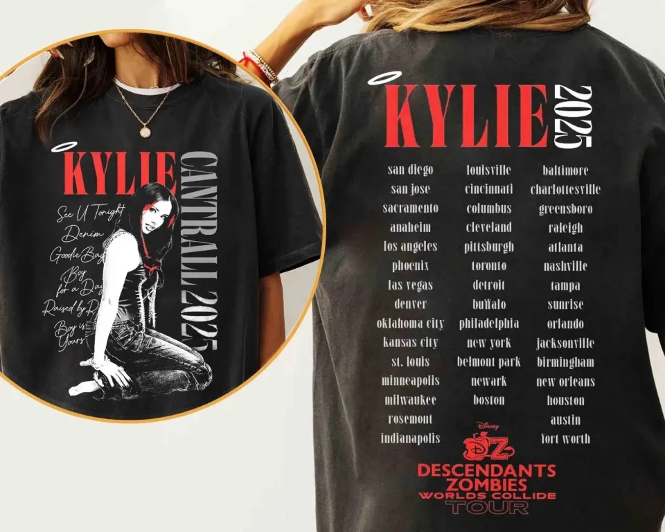 Kylie Cantrall Descendants Zombies Worlds Collide Tour 2025 Unisex T-Shirt