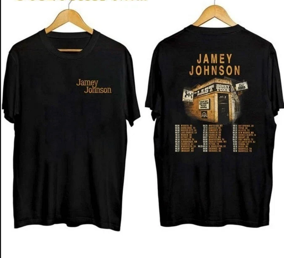 Jamey Johnson Last Honky Tonk Tour 2025 Concert Men Women T-Shirt