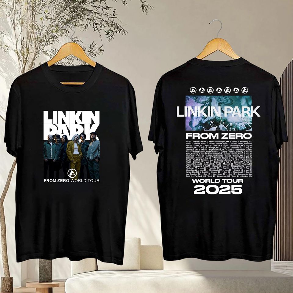 Linkin Park World Tour 2025 Shirt From Zero Concert Merch Fan Shirt