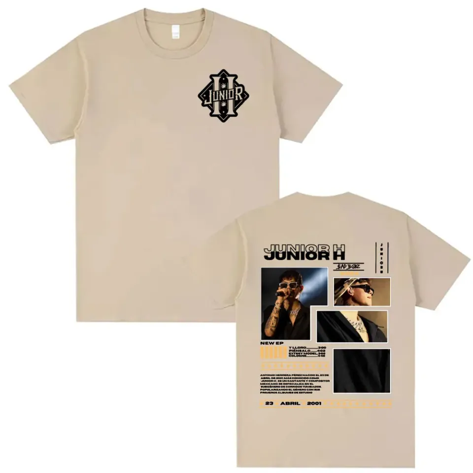 Rapper Junior H Sad Boyz Album Merch T-Shirts