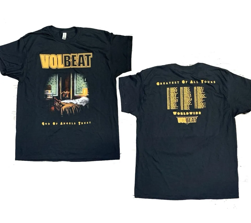 Volbeat 2025 God Of Angels Trust Tour Double Sided T-Shirt