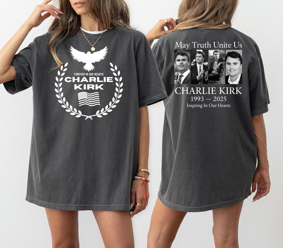 Comfort Colors Patriot Charlie Kirk Memorial Sweatshirt Fan Shirt