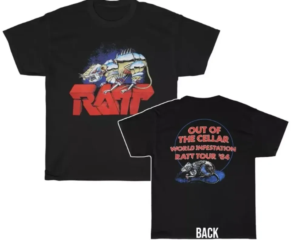 Ratta' 1984 Out Of The Cellar World Infestation Tour T-Shirt