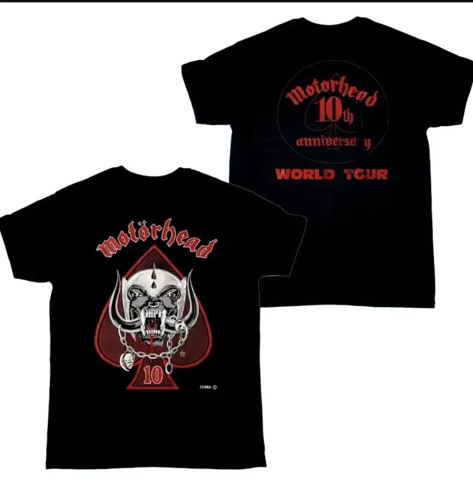 Motorhead 10Th Anniversary World Tour Double Sided T-Shirt